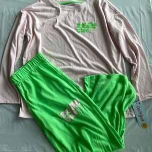 Cat & Jack girls 2 Piece pajama set size M(8) NWT